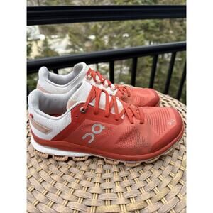 On Cloud Sneakers Shoes Cloud Surfer Rust Rose Womens 8.5 W Wide Running